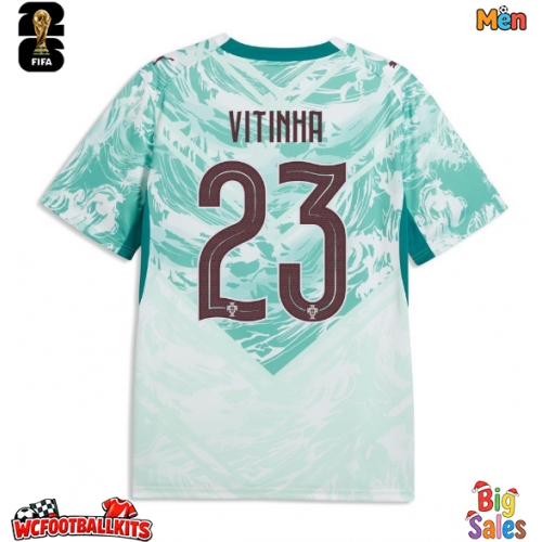 Portugal Vitinha #23 Replica Away Stadium Shirt World Cup 2026 Short Sleeve